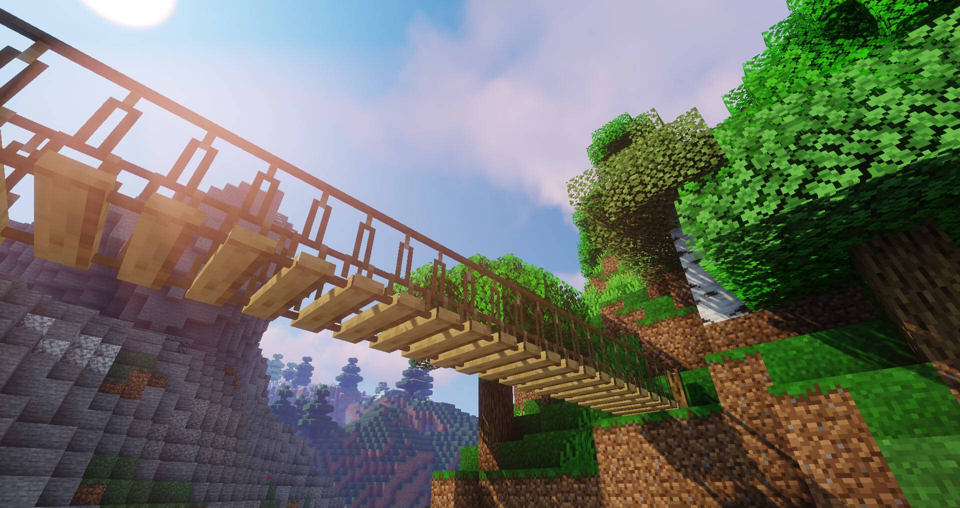 image 5 for Macaw's Bridges Mod (1.20.4) - Muchos tipos de puentes