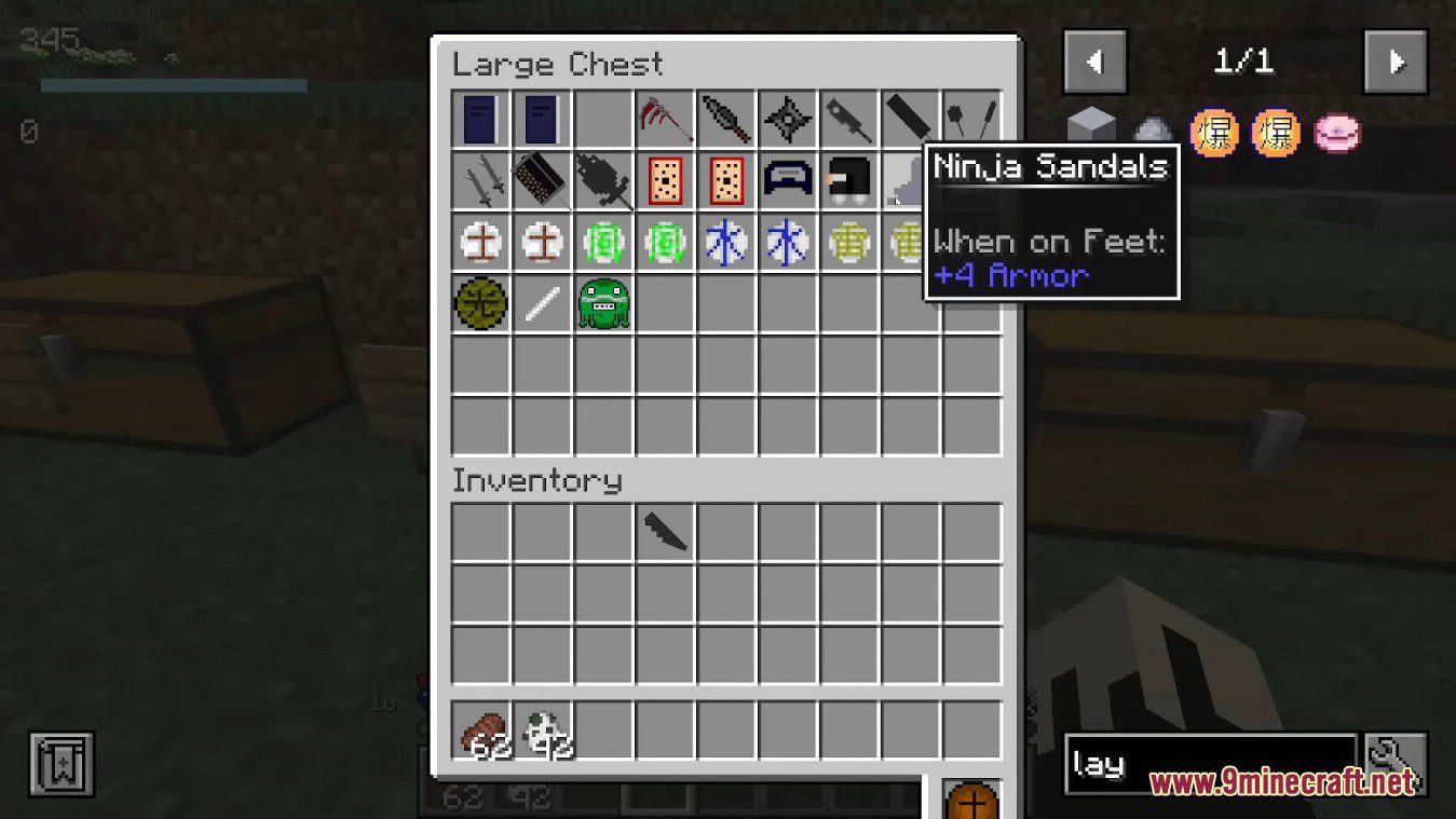 description_13 Noon's Naruto Mod 1.18.2 is one of the most Naruto-like mods.