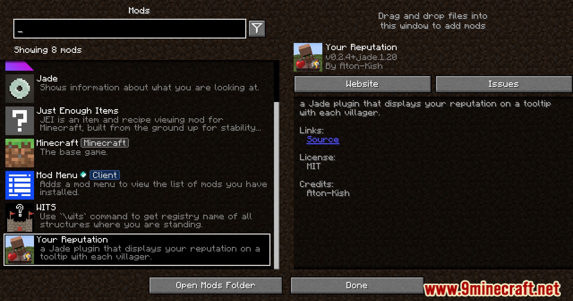 description_0 Мод Your Reputation Mod 1.20.4 - Улучшенные отношения между жителями деревень