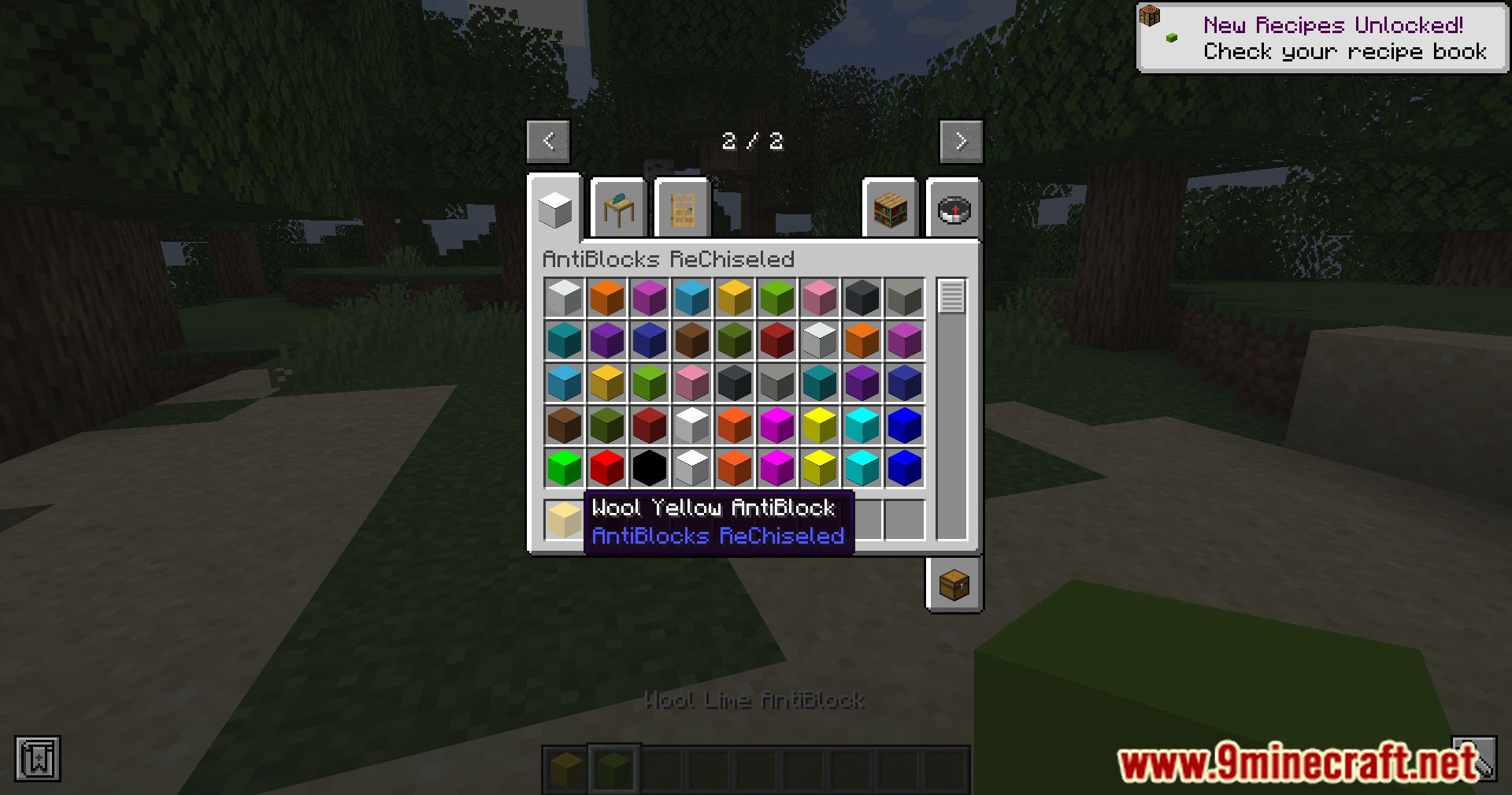 image 6 for AntiBlocks ReChiseled Mod (1.20.5) - Красочный подход к AntiBlocks