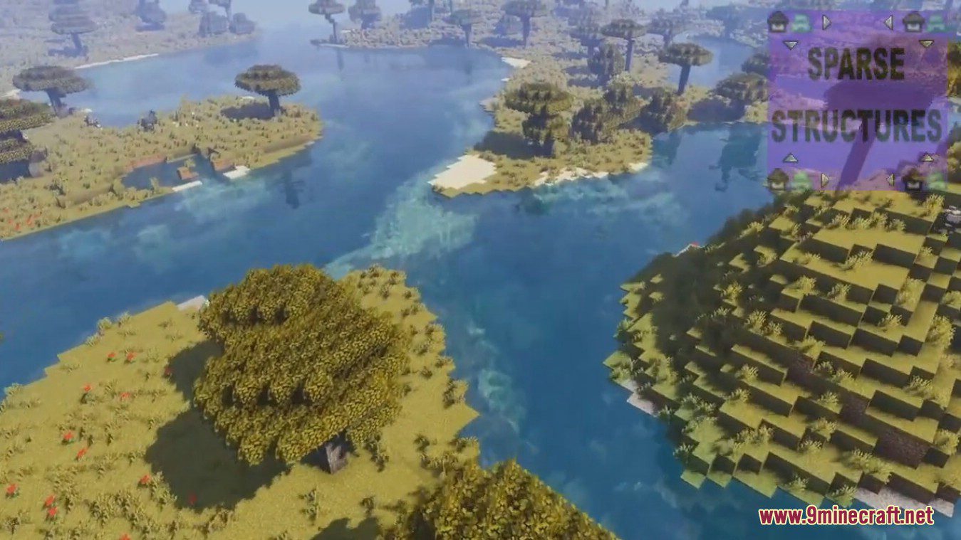 description_5 Sparse Structures Reforged Mod - All buildings are far away