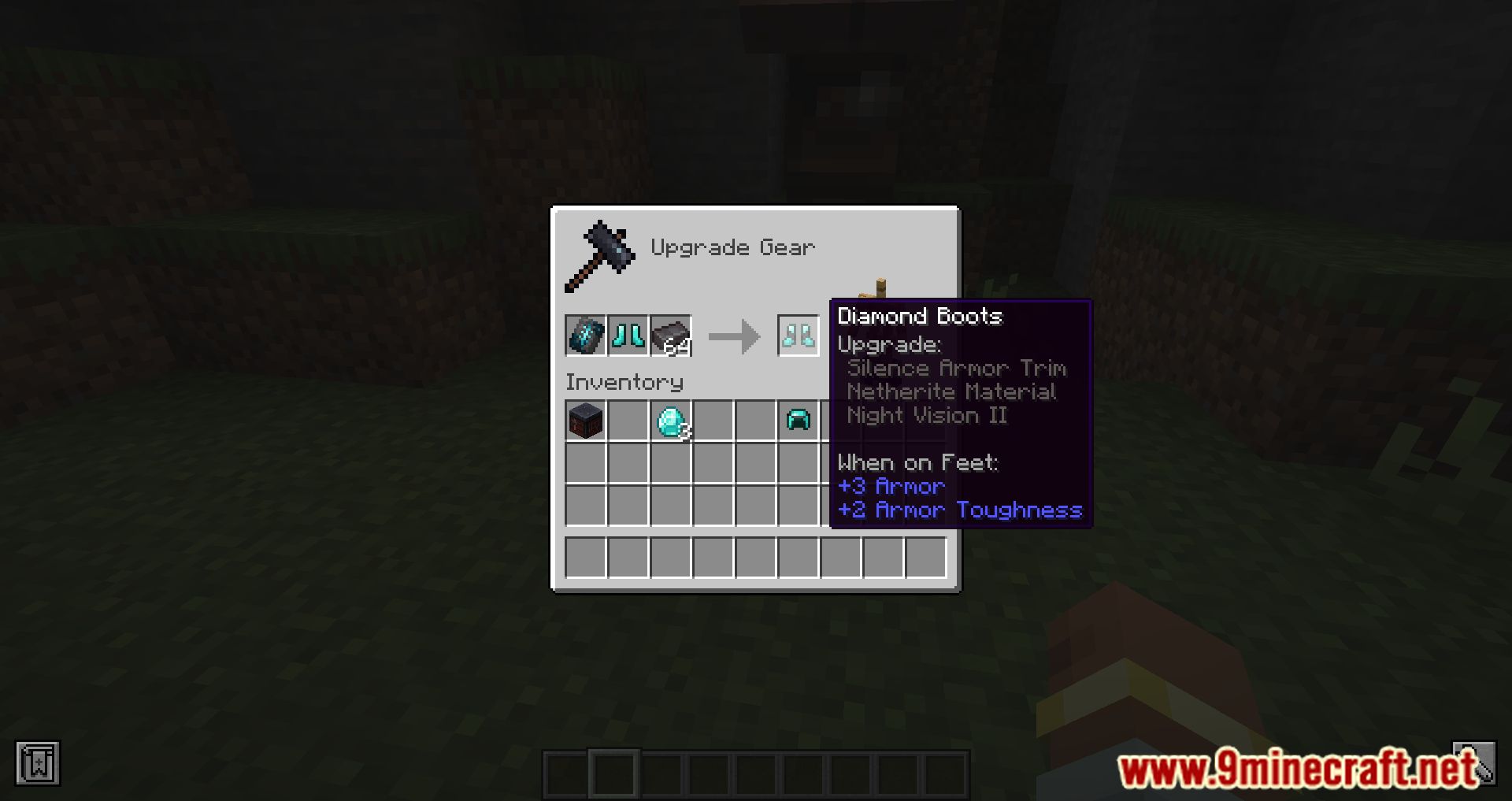 image 5 for Mod TrimsEffects (1.20.5) - armor adjustment for special effects
