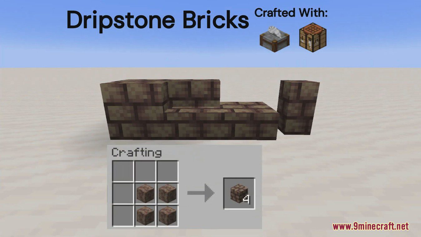 description_6 Мод Chiseled Bricks and Tiles (1.20.1) - ванильный вариант каменных блоков