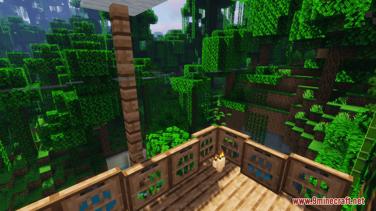 description_5 Mapa Cabaña Tribal En La Selva (1.20.4, 1.19.4) - Sobrevivir En El Desierto