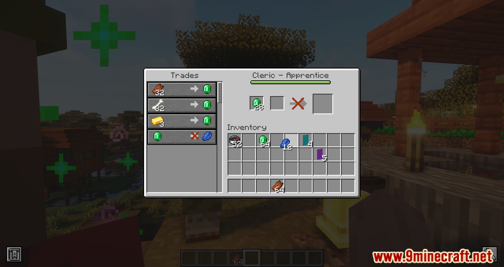 description_10 Más Villager Trades Mod 1.19.4 - variedad en el comercio