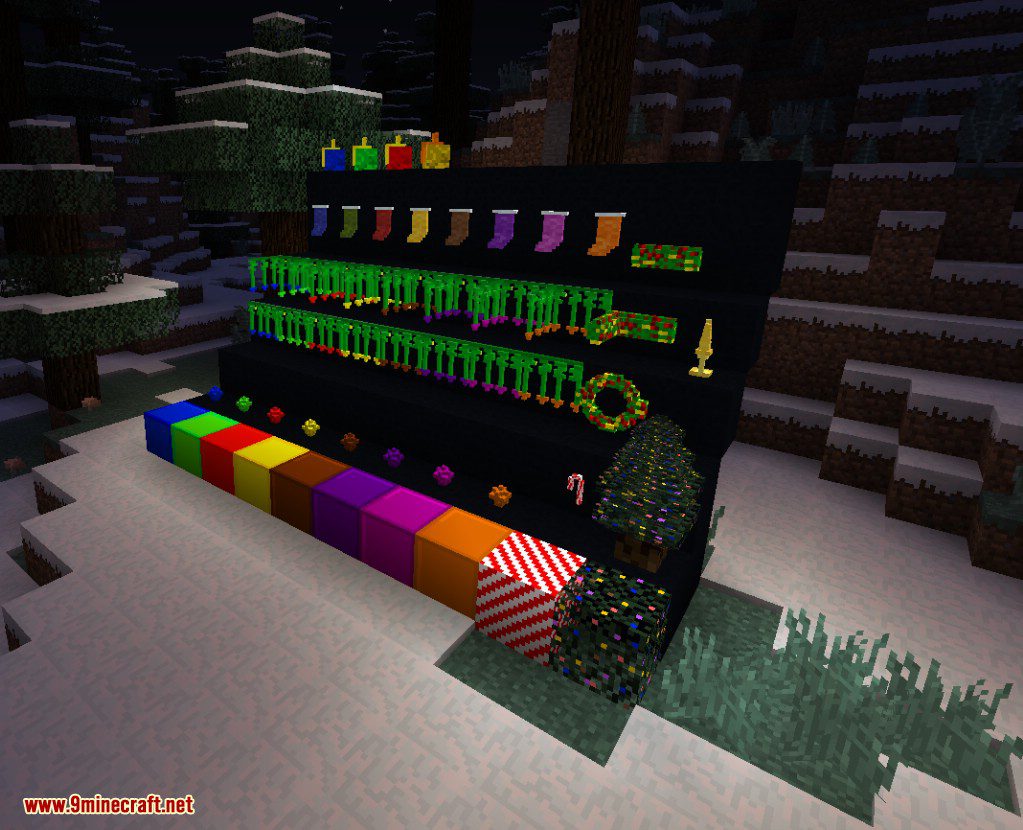 description_1 Christmas Festivity Mod (1.20.2, 1.19.4) – Christmas Furniture, Decorations