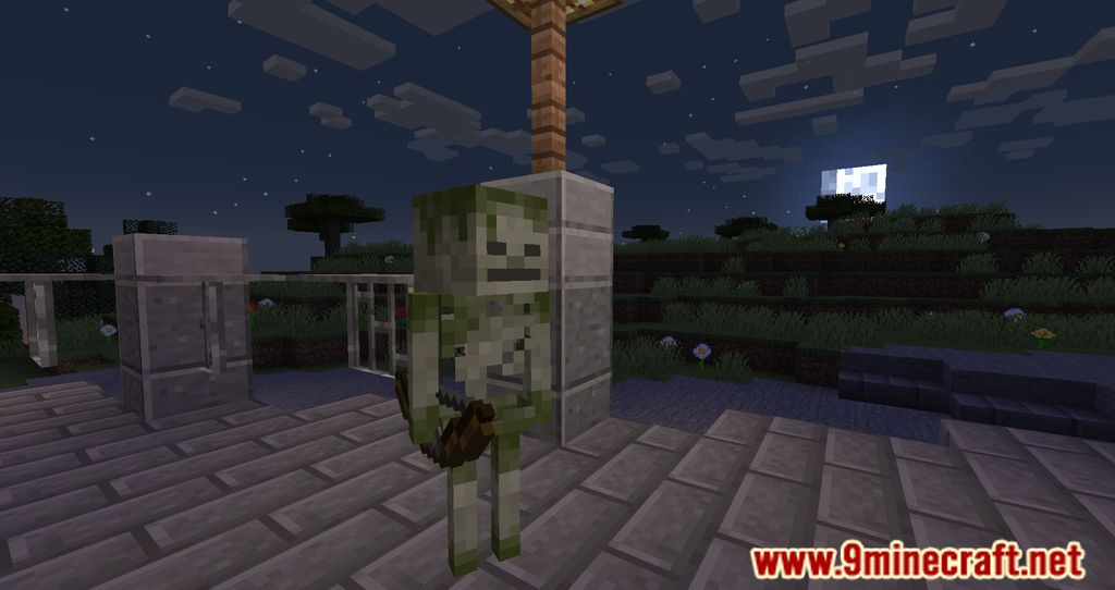 description_0 Skeletal Remains Mod 1.20.1 - fighting new variants of skeletons