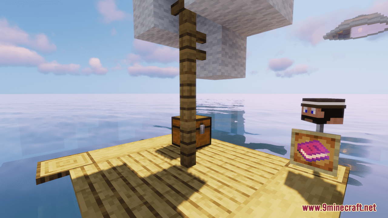 description_0 Raft Survival 2 maps (1.20.4, 1.19.4) - Life underwater