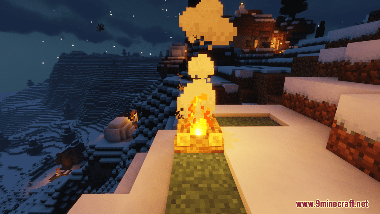 description_7 Campfires+ Resource Pack (1.19.4, 1.19.2) - текстурный пакет