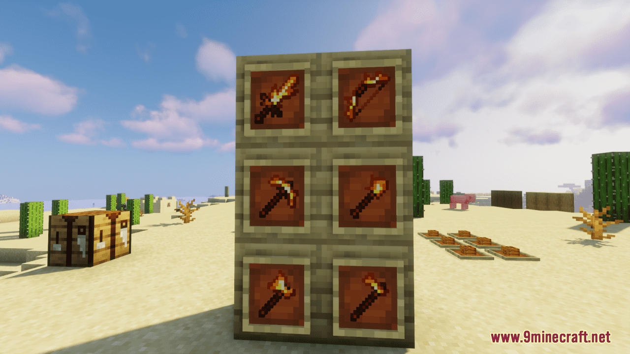 description_11 Spryzeen's Fire Tools Resource Pack (1.17.1 до 1.19.4) - Пакет текстур