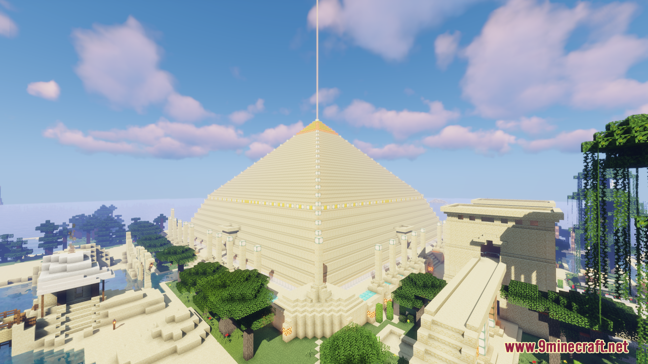 description_1 Egypt Pyramid Map (1.20.4, 1.19.4) - Pyramid of Tutankhamun