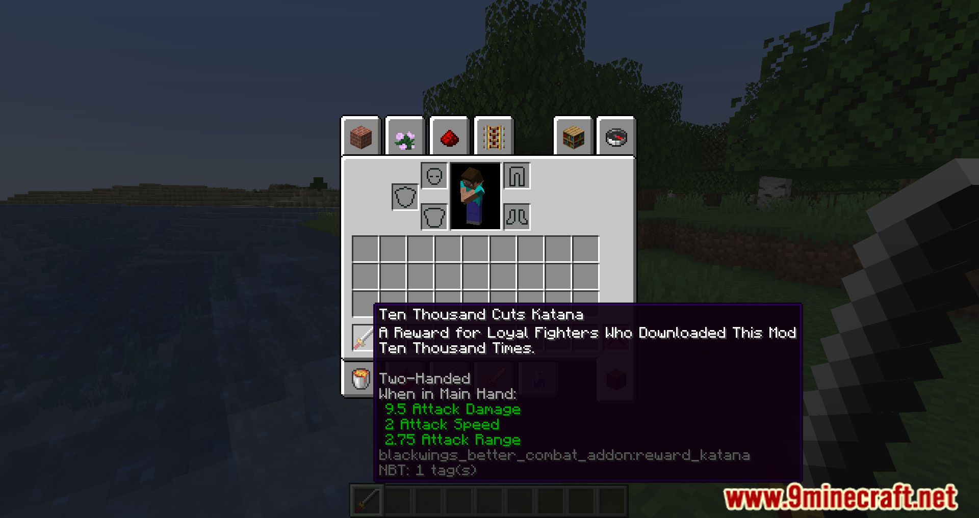 description_6 Blackwing's Better Combat Addon Mod é um novo nível de experiência de combate para Minecraft.