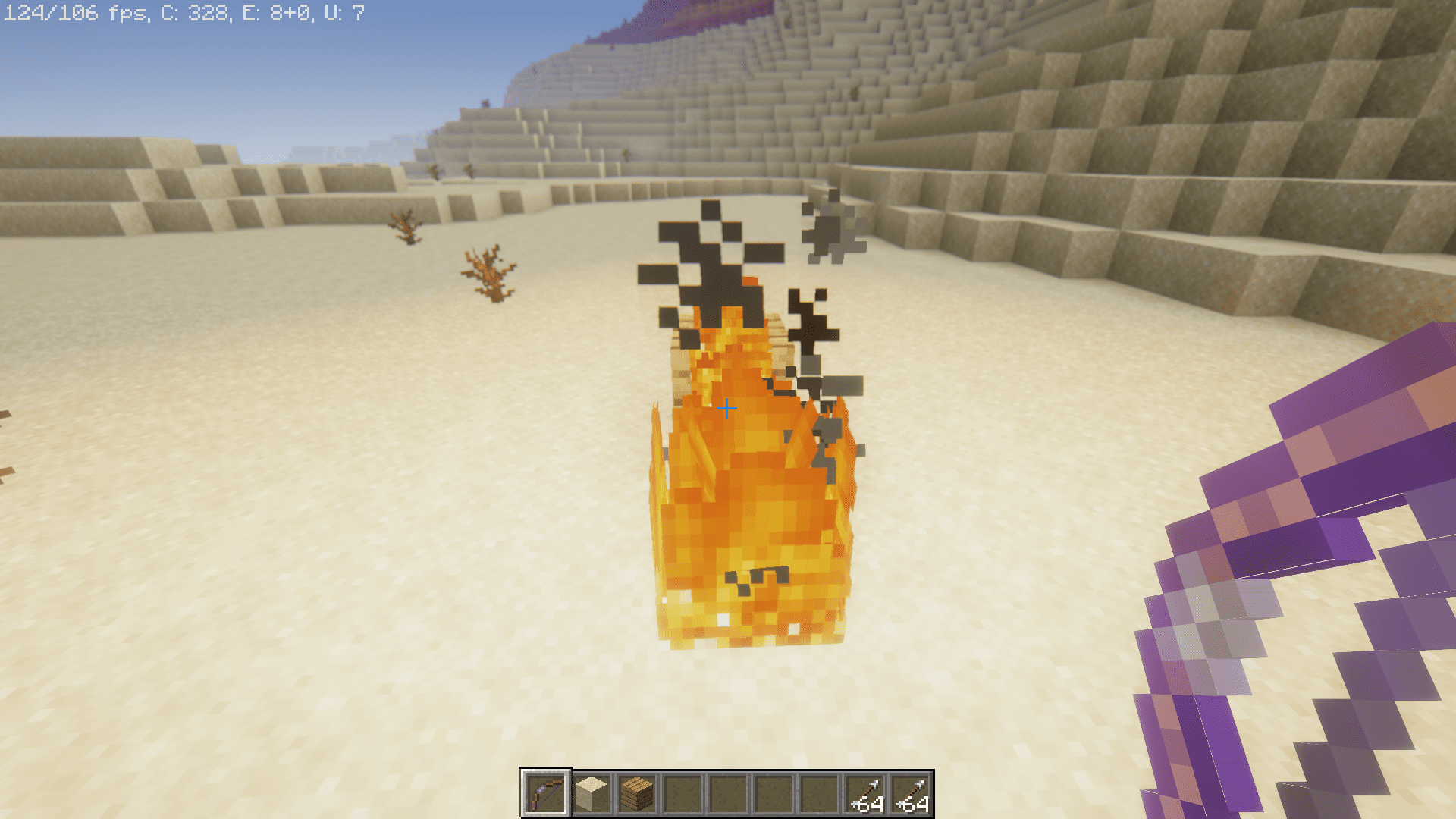 description_2 Setas de Fogo Luz Fogo Mod 1.19.4 - Fogo de Tiro!