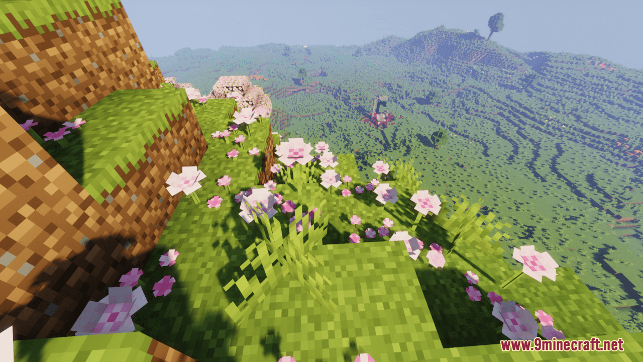 description_1 Cherry Grove+ Resource Pack (1.20.4, 1.19.2) - текстурный пакет