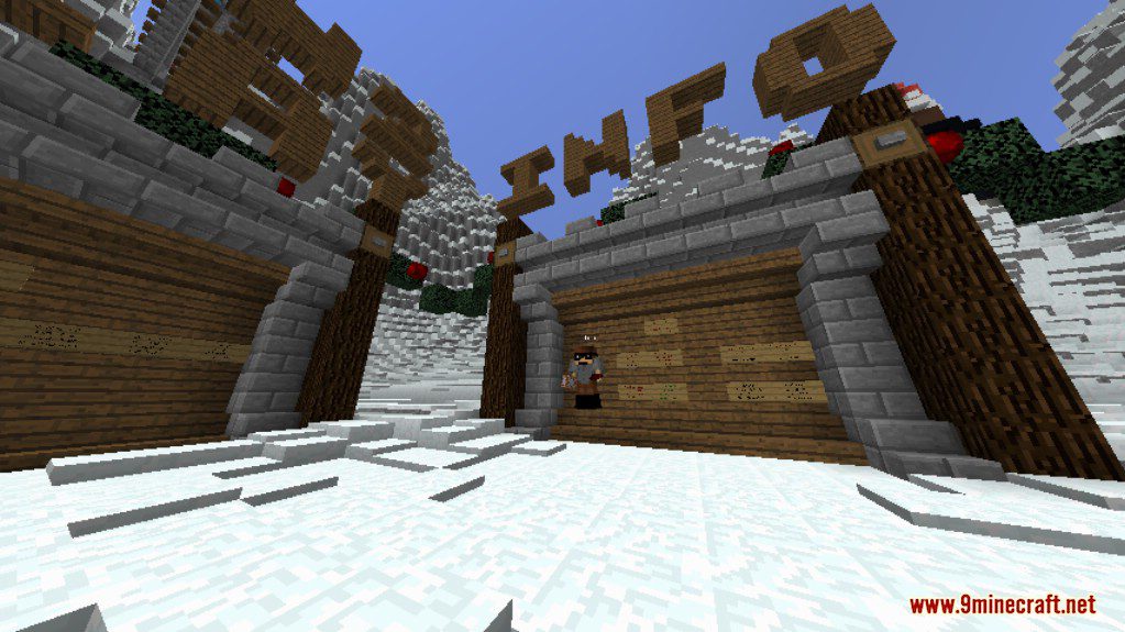 description_0 Mapa de salto de Navidad para Minecraft 1.12.2