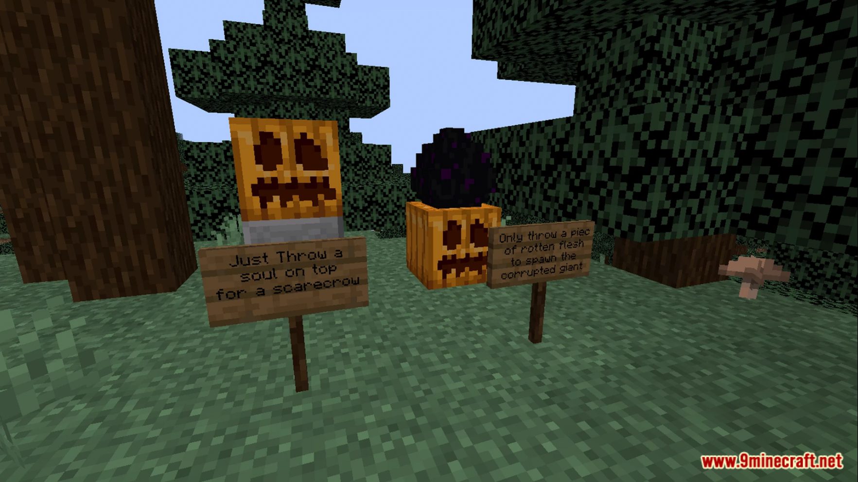 description_3 Adam's Halloween Datapack (1.20.2, 1.19.4) - Embark on a Halloween adventure!
