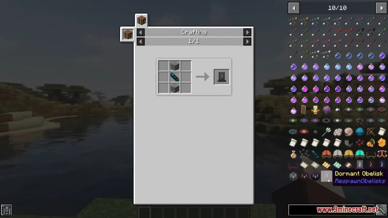 description_13 Respawn Obelisks Mod 1.20.1 - remakes the respawn system in Minecraft