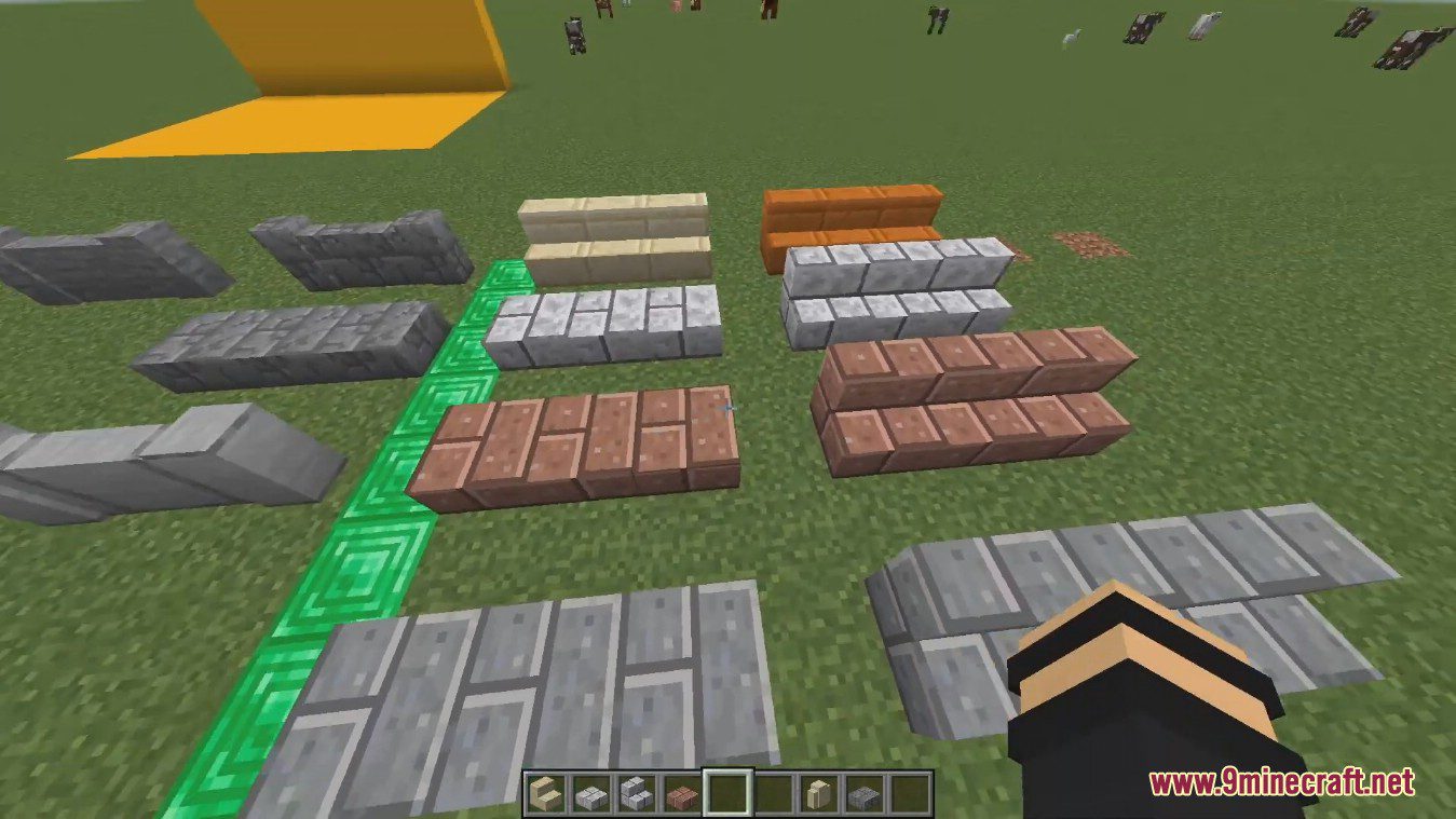 description_3 Nuevo piso, escaleras y paredes mod (1.20.4) - Ultimate para la construcción