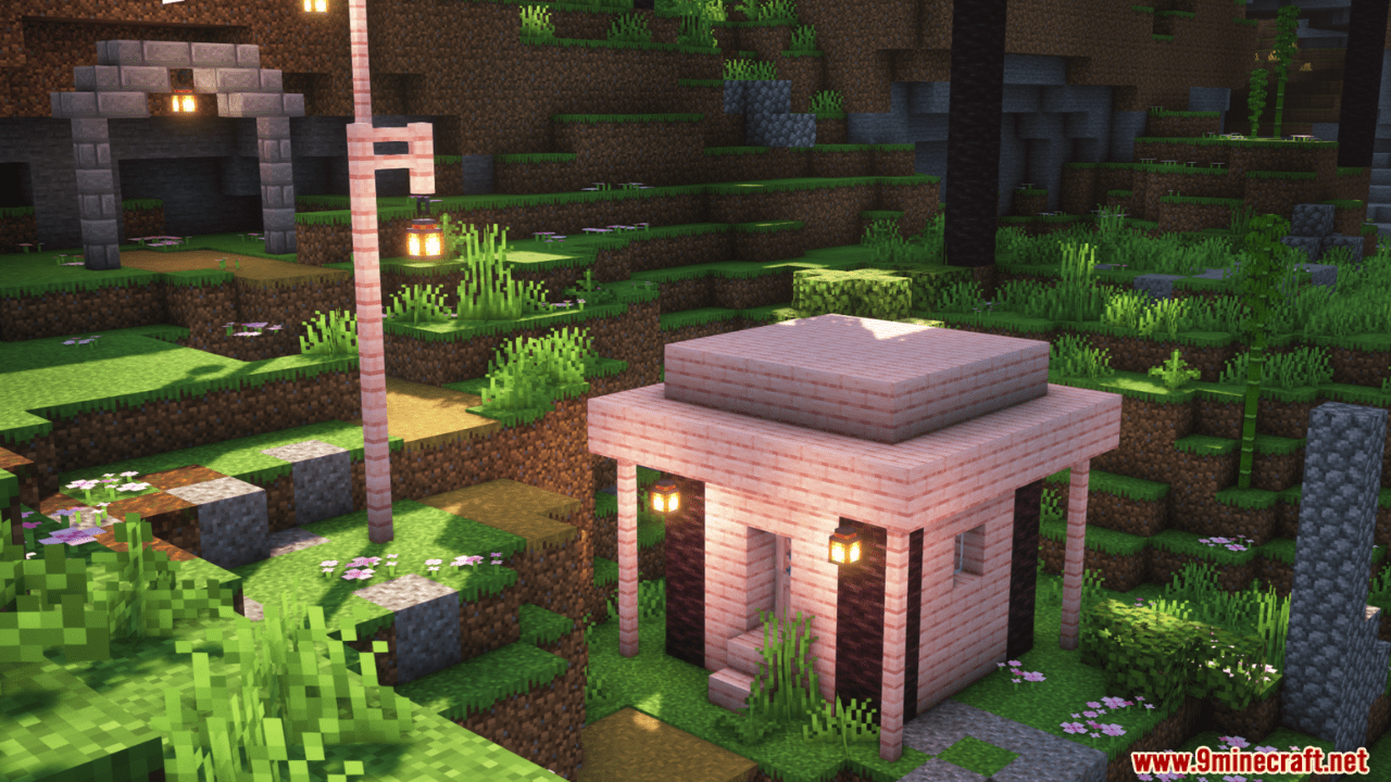 image 4 for Cherry Grove Villages Mod (1.20.4) - villages with vanilla design buildings
