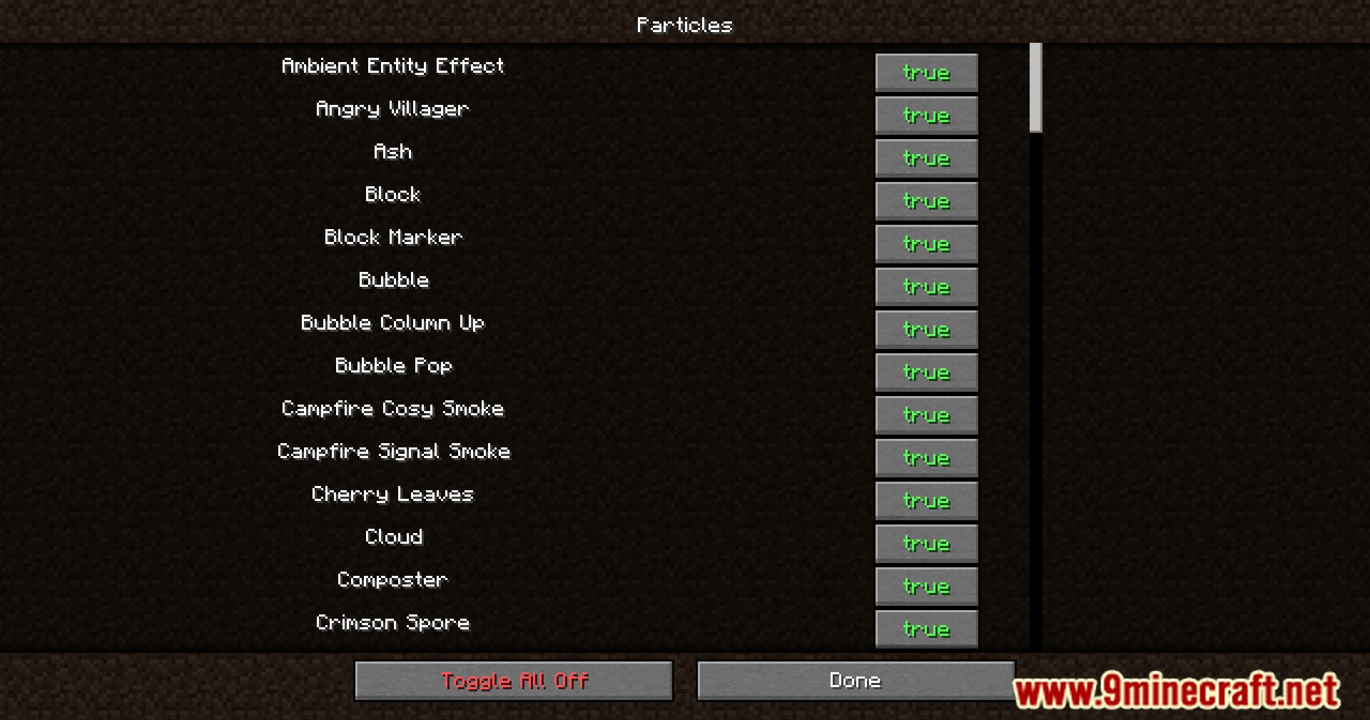 image 4 for Particle Lock Mode (1.20.4) - cleaner and smoother