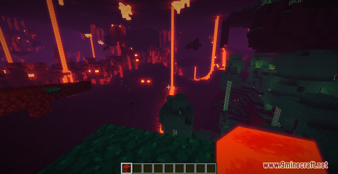 description_10 Glowing Effects Resource Pack (1.19.4, 1.19.2, 1.19) - Набор текстур