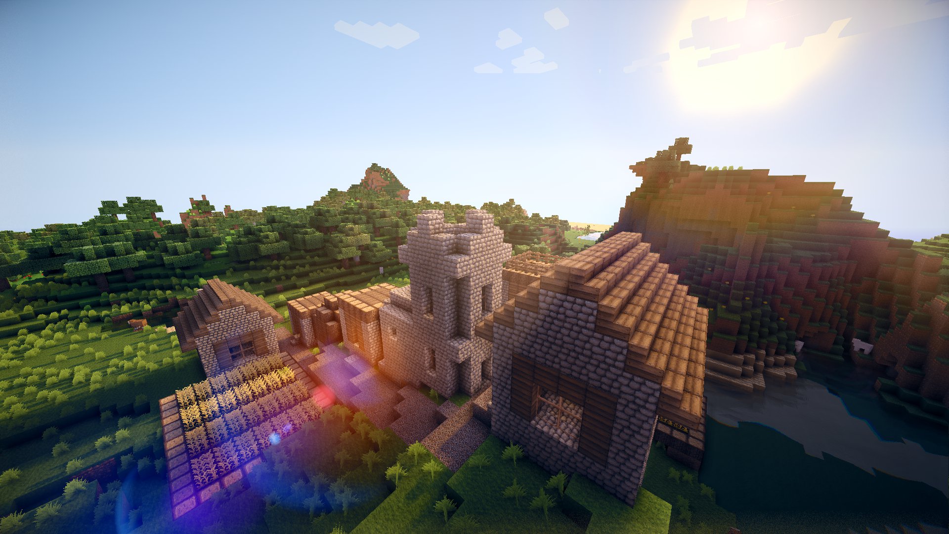 description_6 Chocapic13 Shaders Mod (1.20.4, 1.19.2) Toaster version - специальные шейдеры