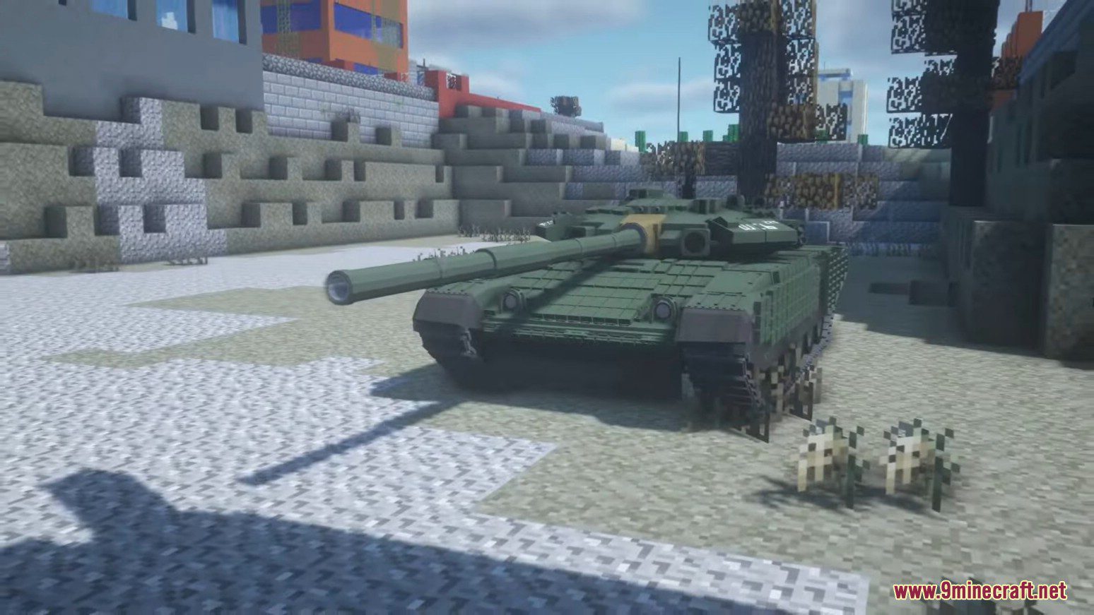 description_12 Battle Pack Mod Pack (1.12.2) - turn Minecraft into war!