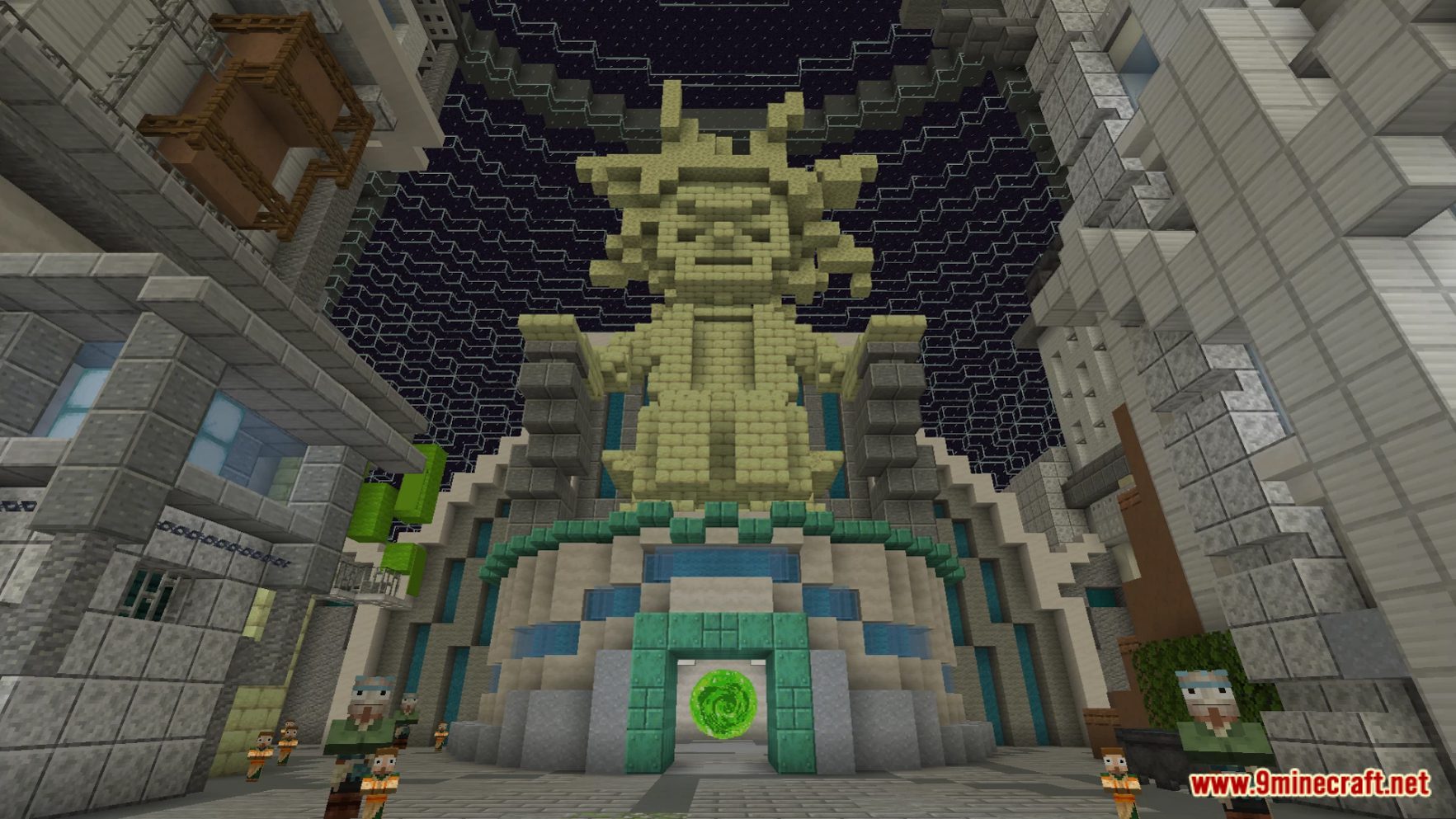 description_7 Portal Gun Datapack (1.19.4, 1.19.2) - de Rick and Morty!