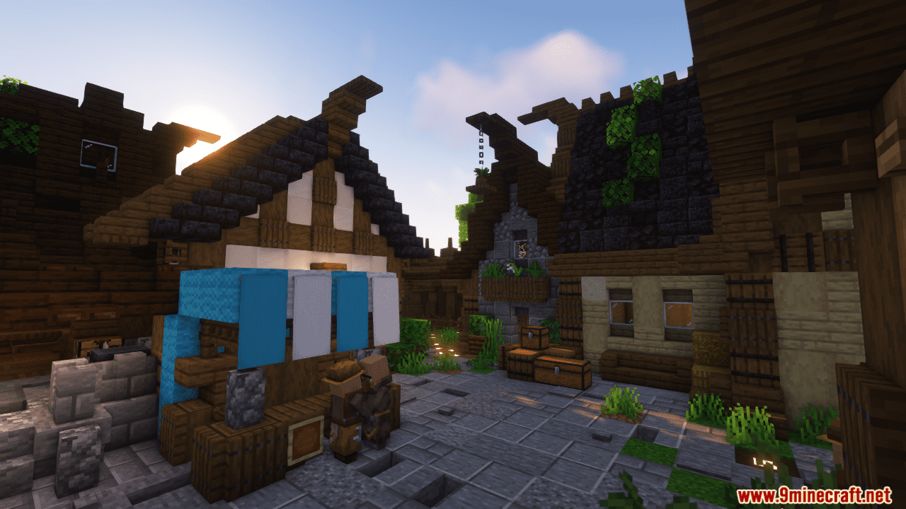 image 5 for Medieval Buildings Mod (1.20.4) - добавляет новые здания, сокровища и врагов