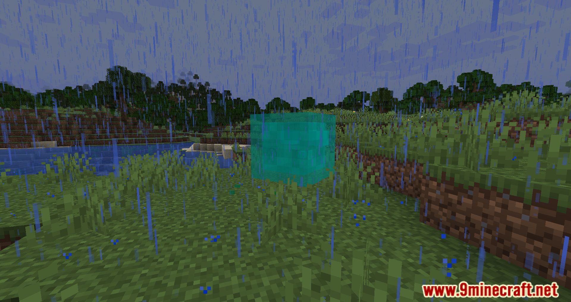 description_5 Terrarian Slimes Mod (1.19.2) - adds new slimes and useful items to the game
