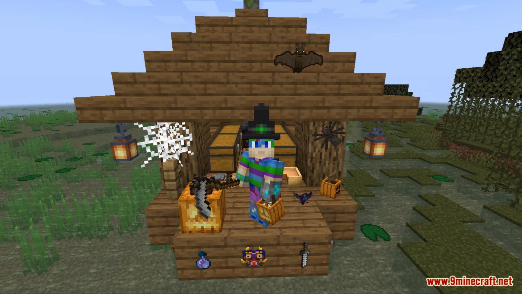 description_4 Happy Halloween Data Pack (1.20.2, 1.19.4) - A real autumn holiday!