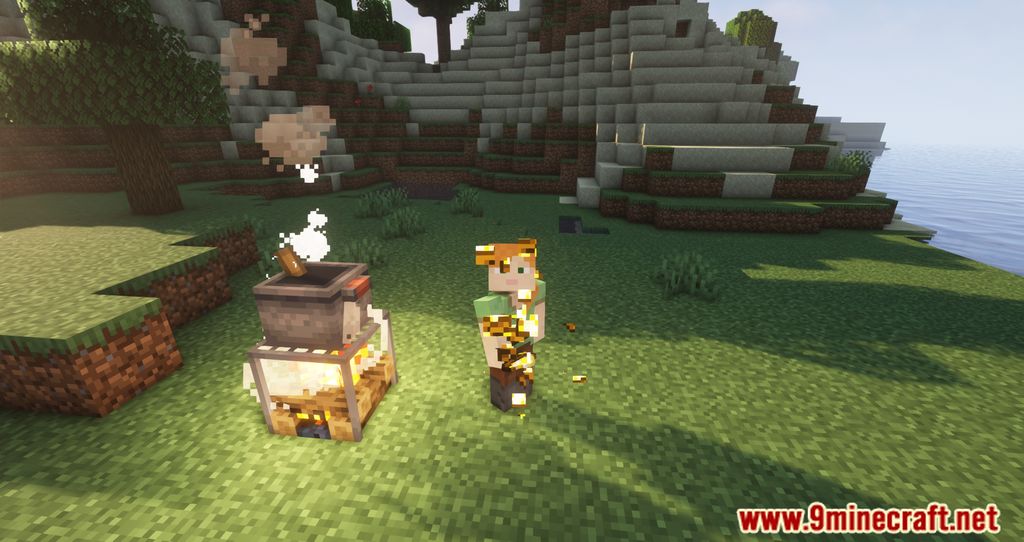 description_6 Corn Delight Mod (1.20.1) - Comida relacionada con el maíz y comestibles