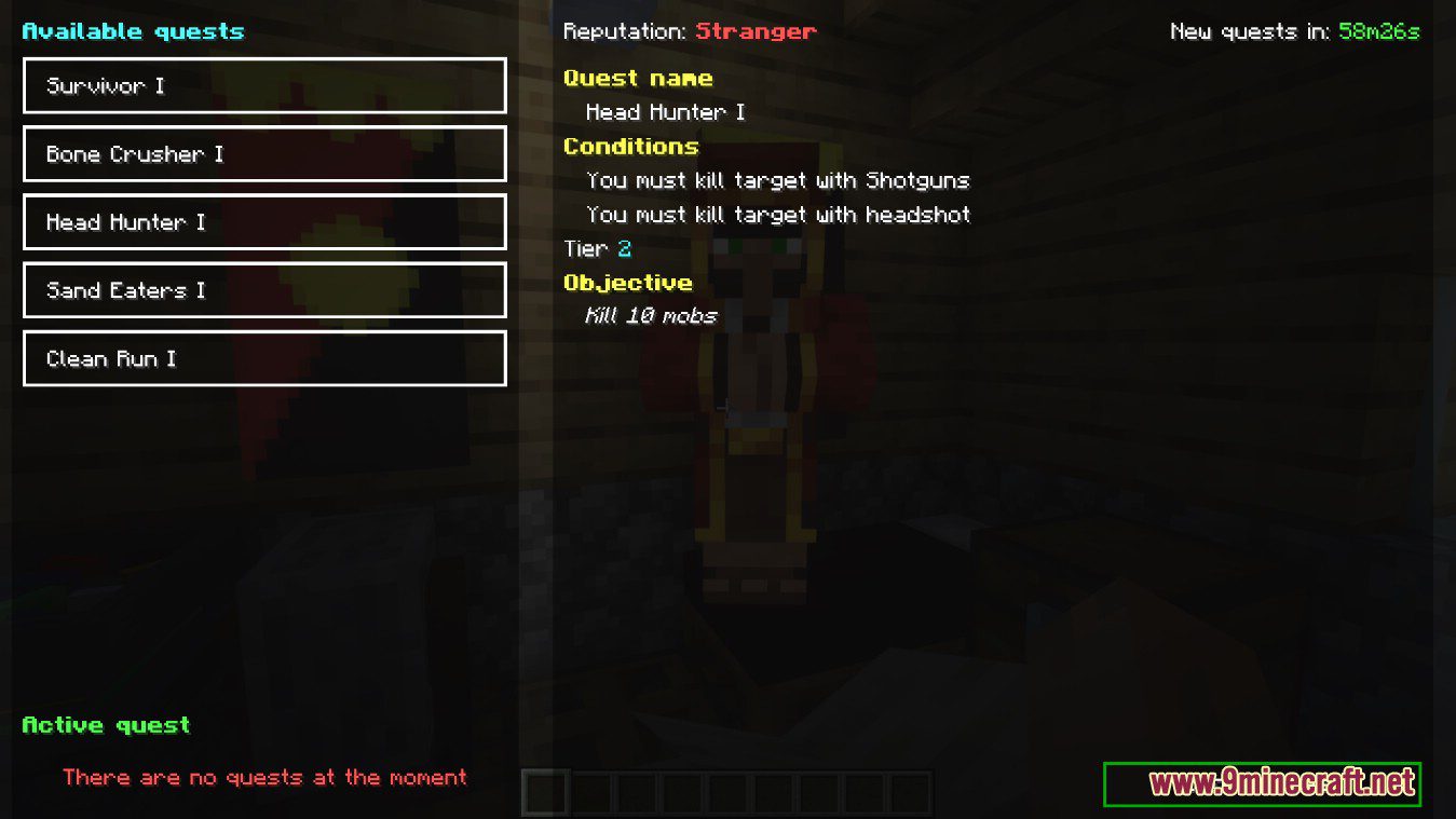 description_4 Guns RPG Mod (1.16.5) - Hardcore Minecraft