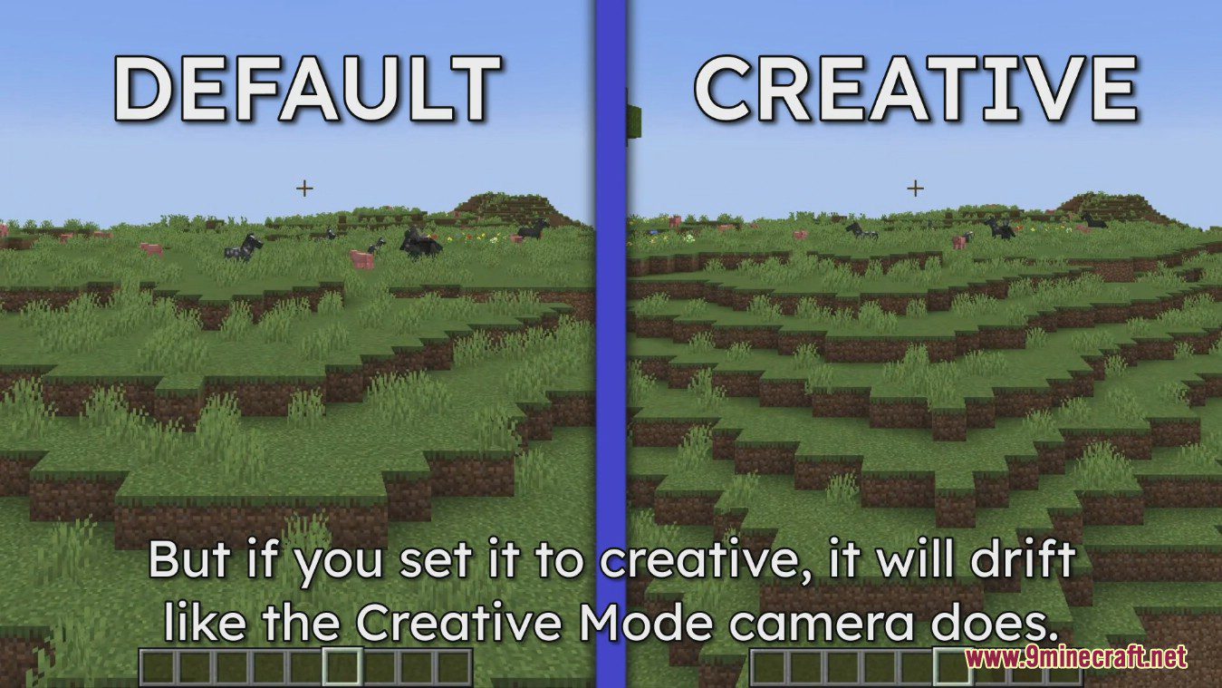 description_10 Freecam Mod 1.20.4 - the best camera mod