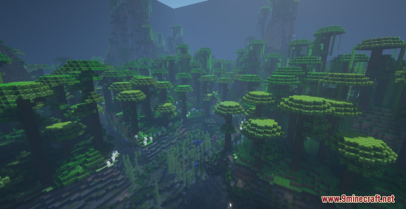 description_5 Overgrown Map (1.18.1) - Jungle Hunger Games