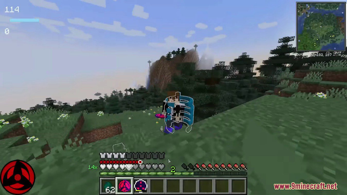 description_3 Noon's Naruto Mod 1.18.2 is one of the most Naruto-like mods.