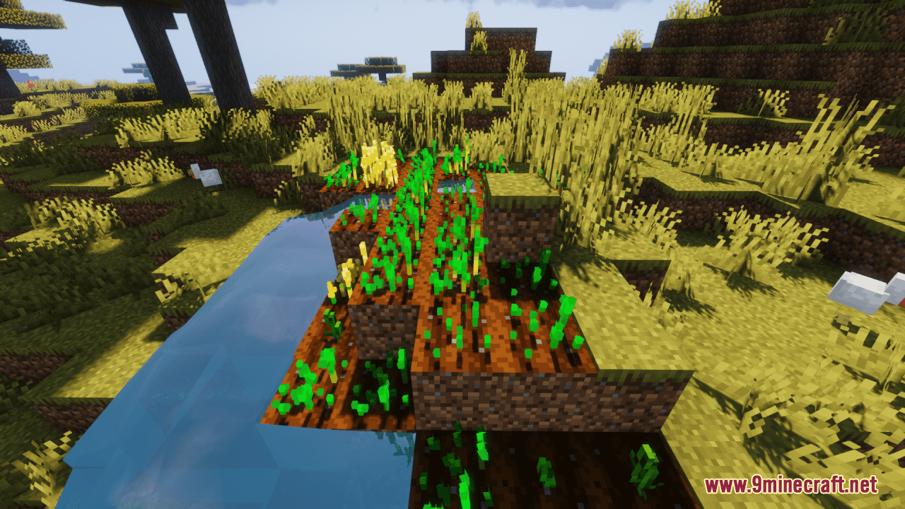 description_4 Barebones 3D Crops Resource Pack (1.20.4, 1.19.4) - Пакет текстур