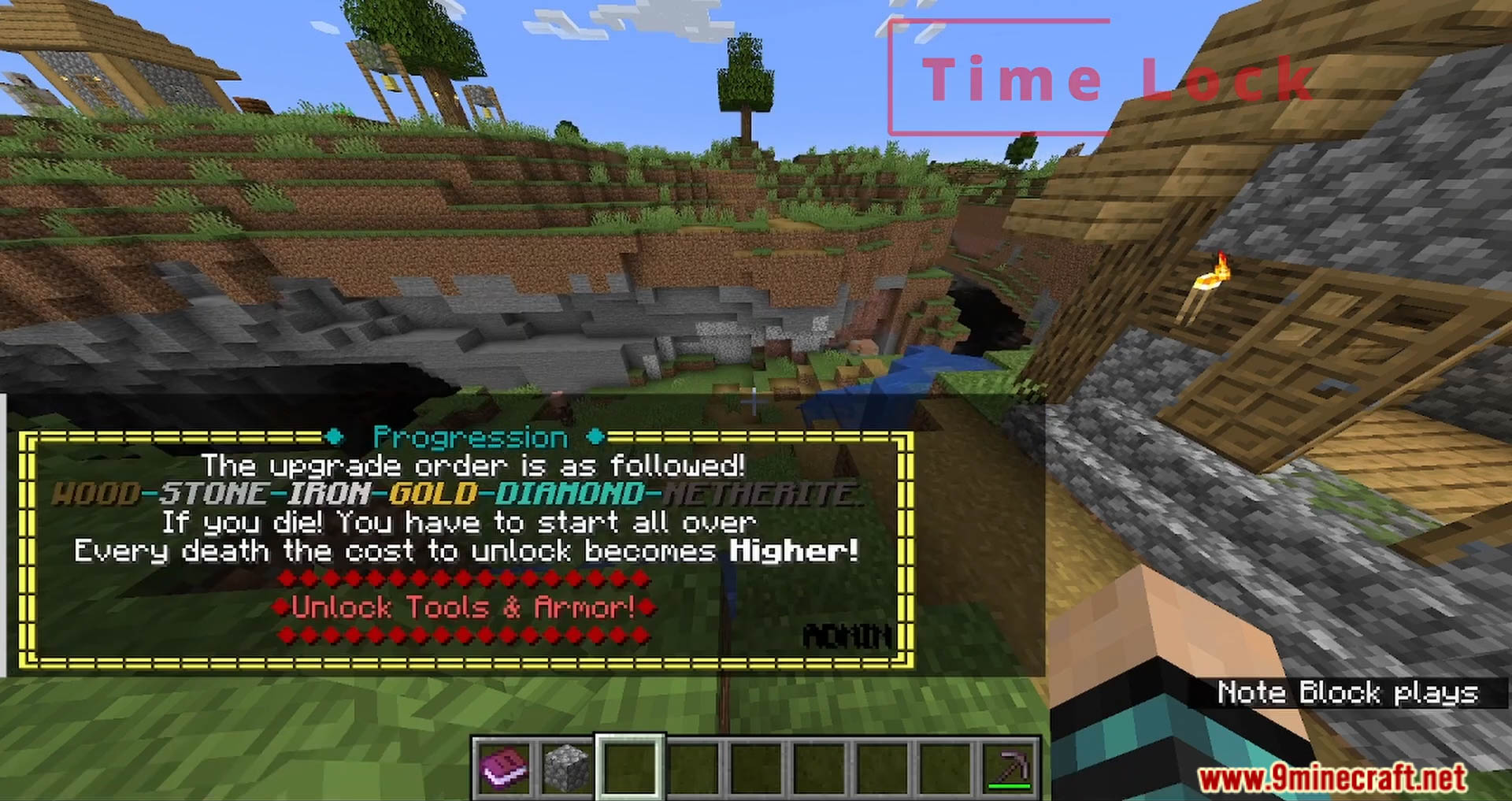 description_4 Progression Hardcore Data Pack (1.20.4, 1.19.4) - безжалостная эволюция Minecraft!
