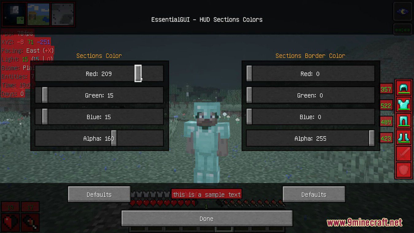 imagem 7 para Mod EssentialGUI (1.20.6) - estatísticas de um jogador específico