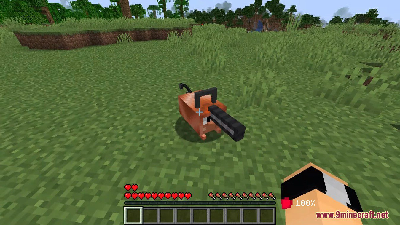 description_4 Chainsaw Man Mod (1.19.2) - become a devilish contractor, demon, etc.