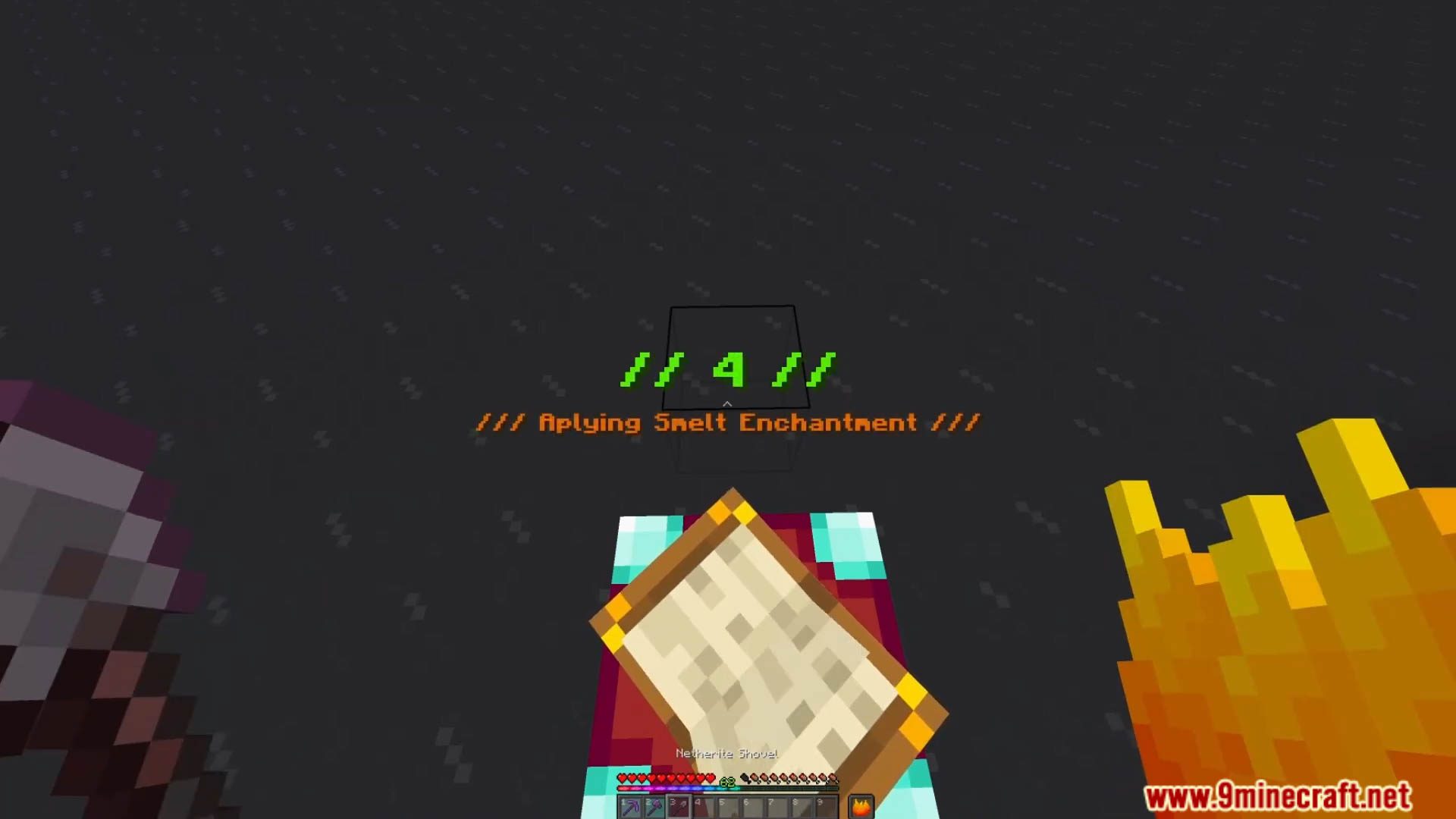 description_4 Smelt Enchant Data Pack (1.20.4, 1.19.4) - Tools for furnaces!