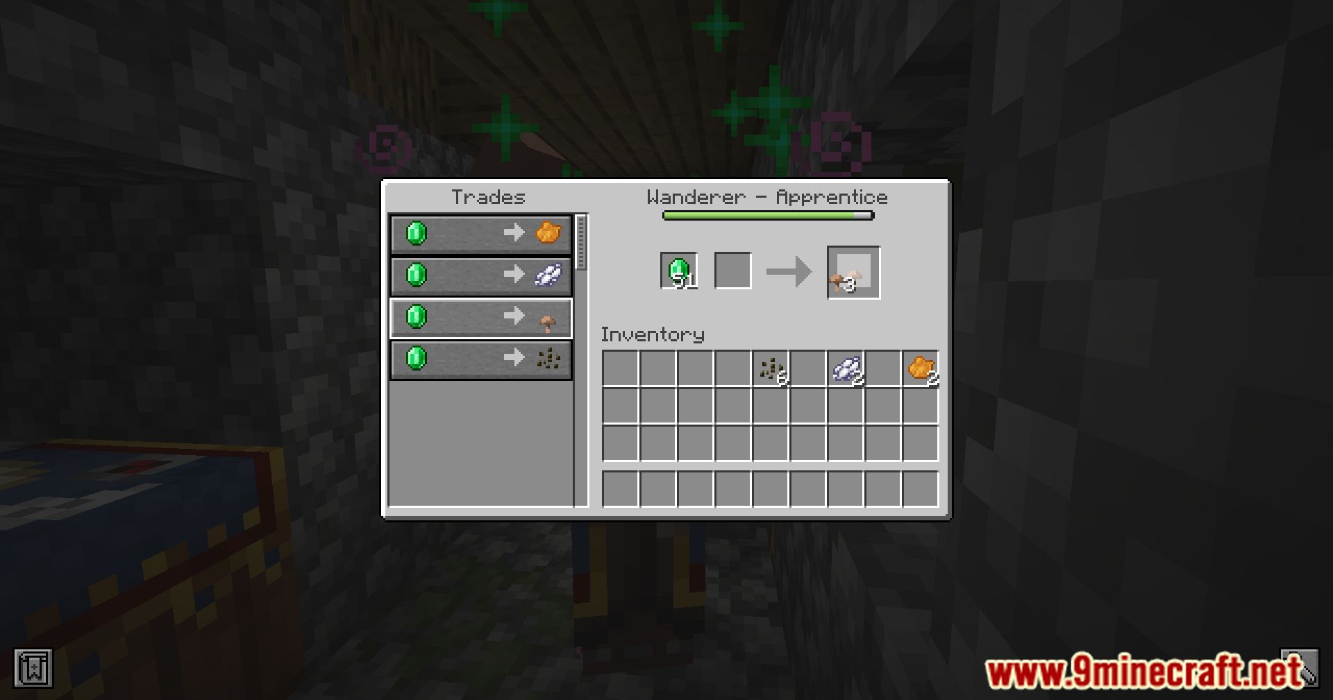 description_7 Non-Wandering Trader Profession Mod 1.20.1 - Unique village trade for wanderers
