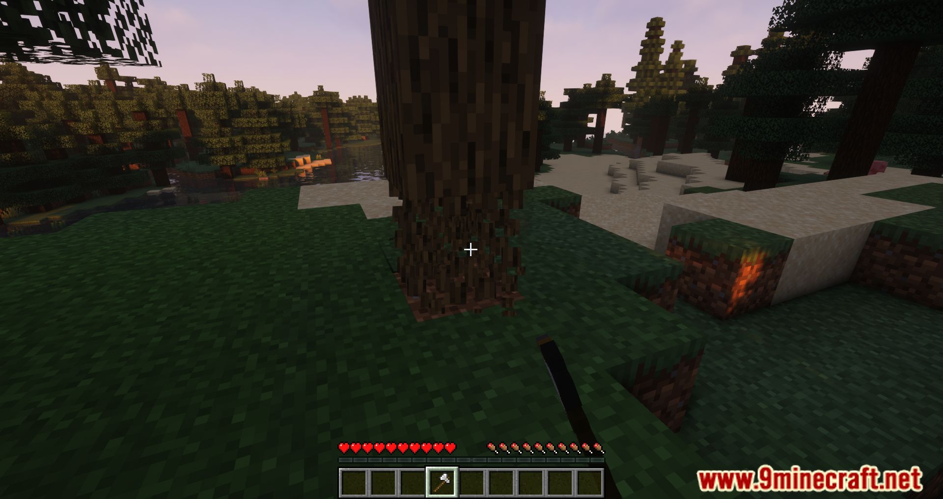description_0 Decaimiento acelerado mod (1.20.4) - útil para cortar árboles