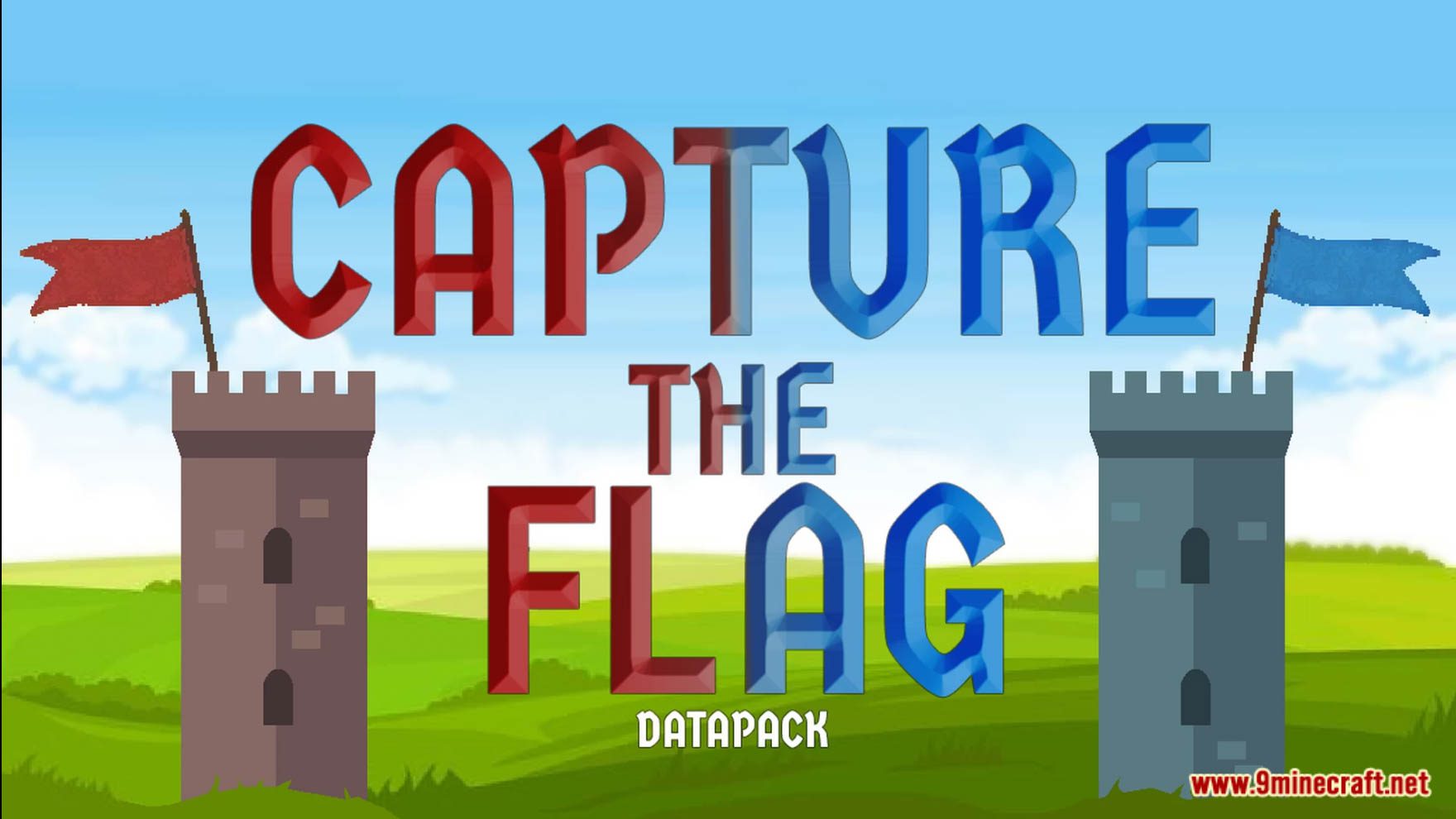 description_0 Capture the Flag Mode Data Pack (1.20.2, 1.19.4) - настройка режима игры Capture the Flag!
