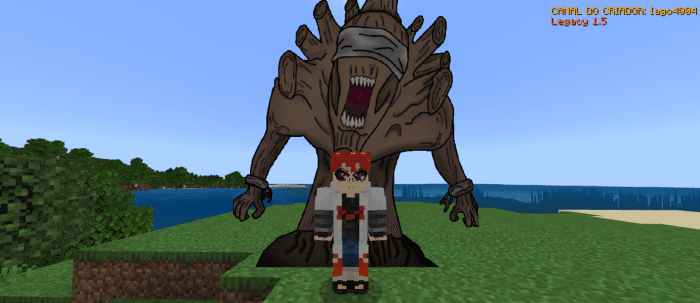 image 6 for Дополнение Naruto Legacy (1.20) - MCPE/Bedrock Mod