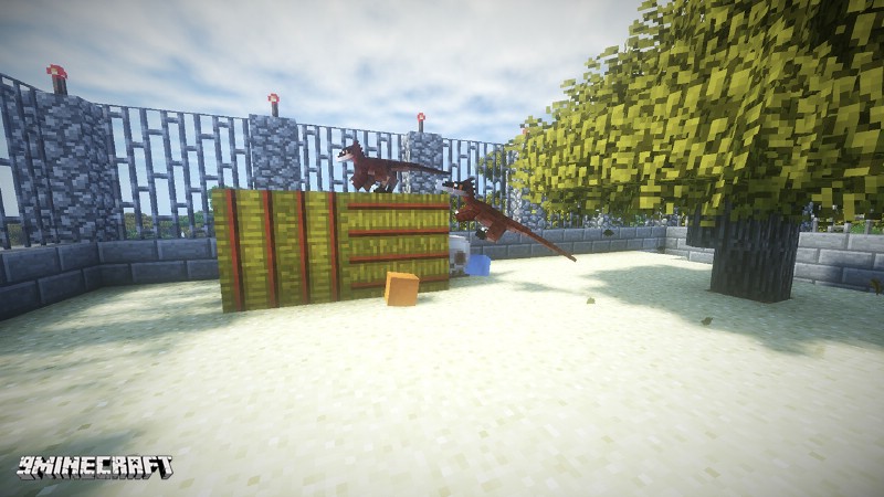 description_11 bones and Archeology Revival Mod (1.12.2) - prehistoric organisms