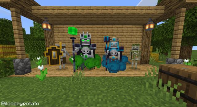 description_3 Мобы из Minecraft Dungeons.