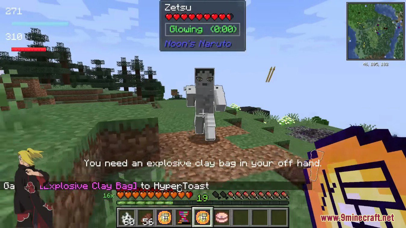description_10 Noon's Naruto Mod 1.18.2 is one of the most Naruto-like mods.