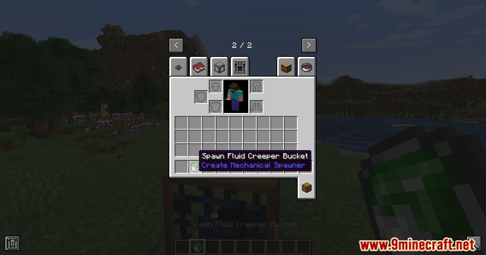 description_6 Crear Mechanical Spawner Mod 1.20.1 - Revisión de la generación de turbas en Minecraft