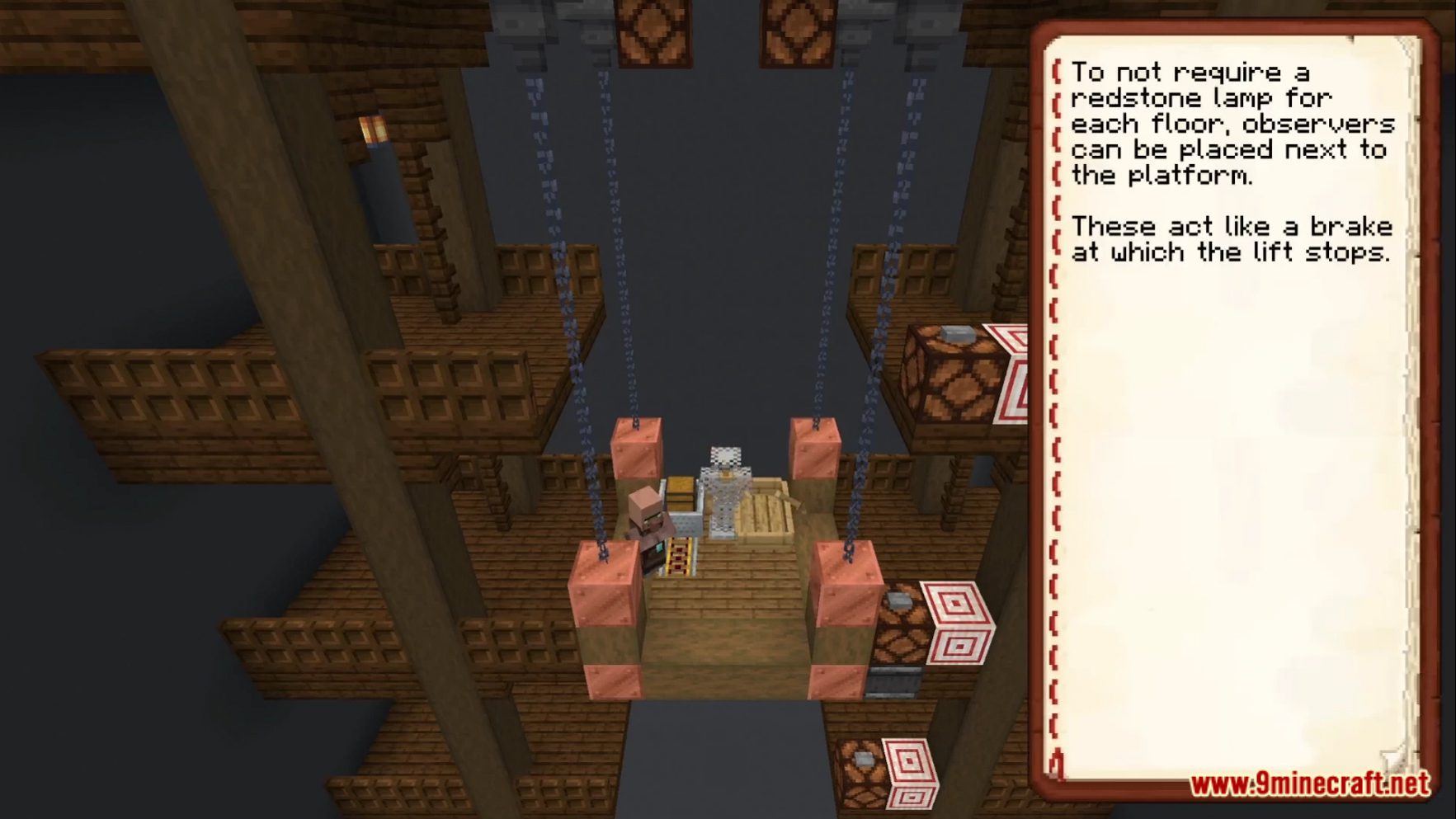 description_7 Lift Datapack (1.20.2, 1.19.4) - Build an elevator!
